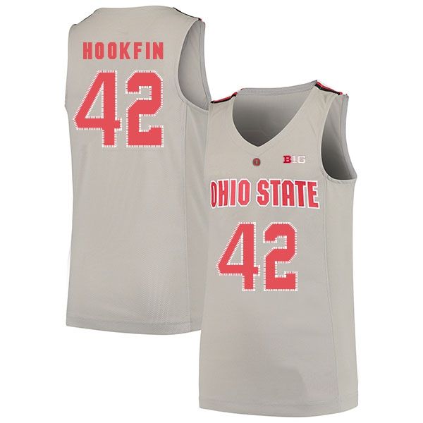 

harrison hookfin stitched men's ohio state buckeyes jerry lucas jim jackson john havlicek college basketball jersey, Black