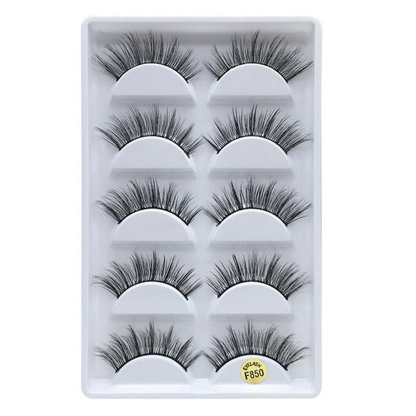 

горячее надувательство 5pairs / набор 3d макияж норка ресницы минк lashes глаз природные толстые ресницы макияж ресницы поддельные ресницы 5