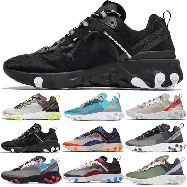 

Fashion React Element 87 Volt 55 Game Royal Taped Seams Running Shoes Women men 55s Blue Chill Trainer 87s Sail Sports Sneakers