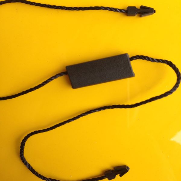 

бесплатная доставка 100 шт. / лот водонепроницаемый повесить / печать бирка строка шнур для одежды / сумка / одежда / домашний текстиль / об, Black;white