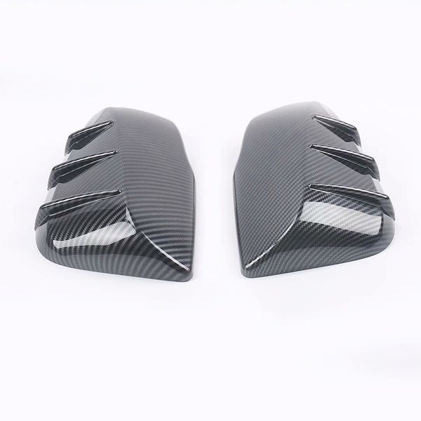 

lsrtw2017 for rav4 car rearview cover protecor trims decorative interior accessories mouldings 2019 2020 carbon fiber