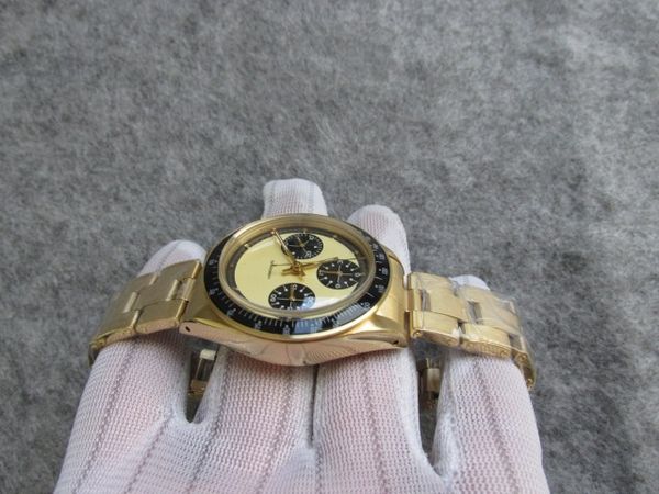 37mm Vintage 6239 6240 6263 Paul Newman Migliore qualità ST19 carica manuale manuale paulnewmen orologio da polso da uomo Cronografo automatico 7750
