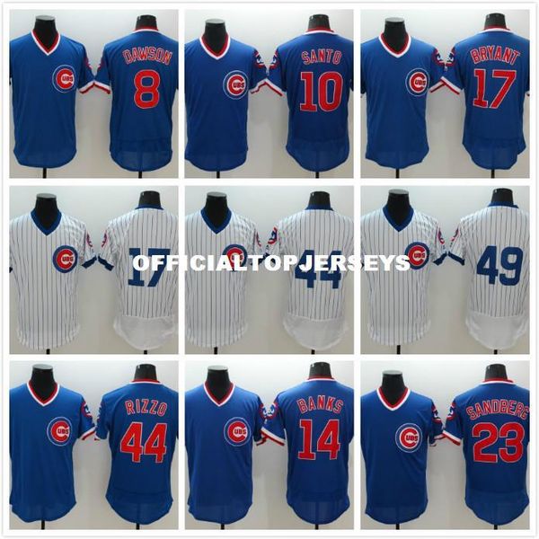 

мужчины 17 kris bryant 44 энтони риццо 49 аррьета джерси белый синий, Black;blue