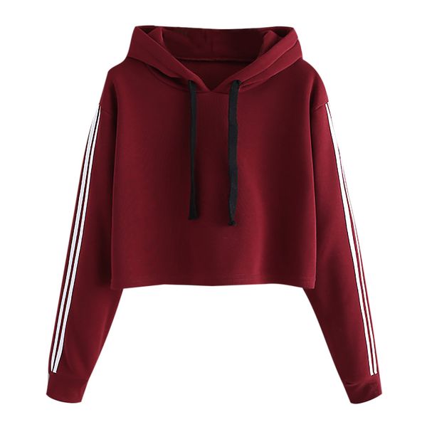 

sweatshirt hoodie womens striped long sleeve hoodie jumper hooded warm pullover bts-bangtan hoodies blouse kpop, Black