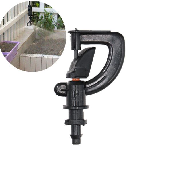 

200pcs automatic irrigation sprayer with barbed gardening micro sprinkler equipment greenhouse rotating atomization nozzle