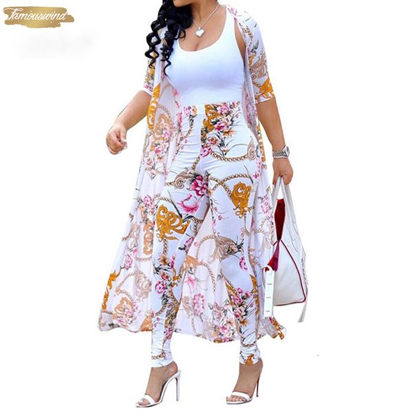 

summer 2 piece set women cardigan trench and pant suit casual clothes boho bodycon two full length piece outfits, White