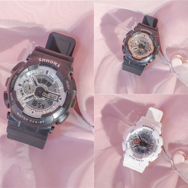 

xkedf lin xiaozhai electronic watch female student waterproof sports style simple leisure electron electron junior high school student male, Blue