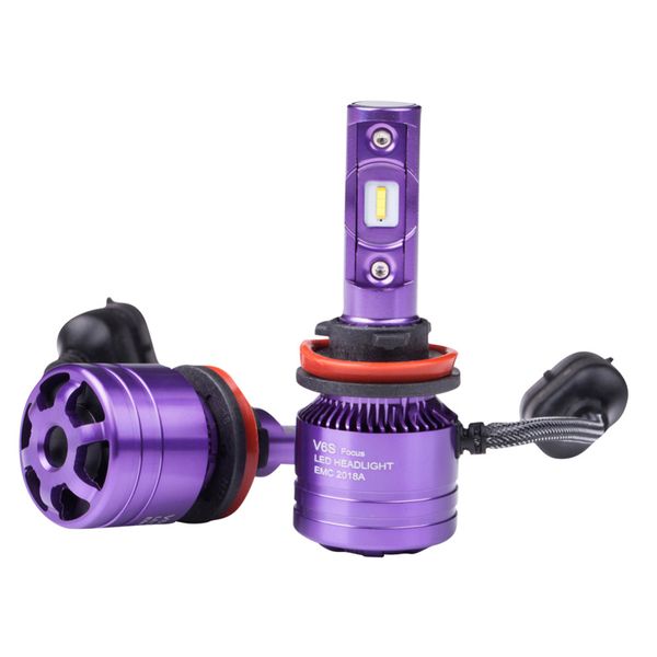 

2pcs v6s car led headlight bulbs fog lamp car headlight foglight h4 9004 9007 h13 h7 9006 h1 h3 9005 h11 70w 7200lm 6000k xnc