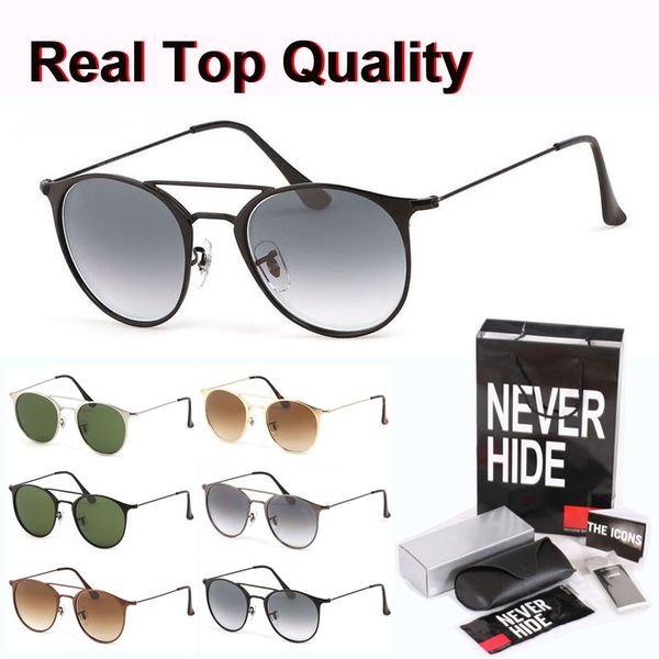 

brand designer 3546 sunglasses women men round sun glasses oculos lunette de soleil femme de sol with original box, accessories, everything, White;black