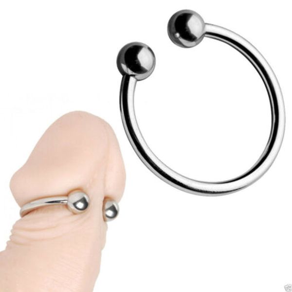 

нержавеющая сталь cock head залупа ring sex увеличение оргазм hot штраф мужчины кольцо, Silver