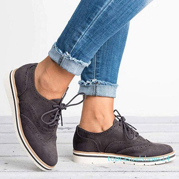 

shujin rubber brogue shoes woman platform oxfords british style creepers cut-outs flat casual women shoes 5 colors espadrilles 14t, Black