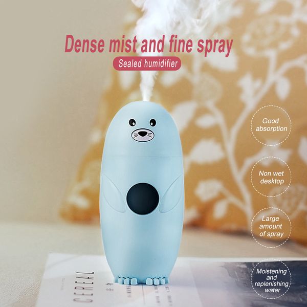 

home aroma essential oil diffuser ultrasonic seal humidifier air purifier led night light mini usb fogger car air freshener