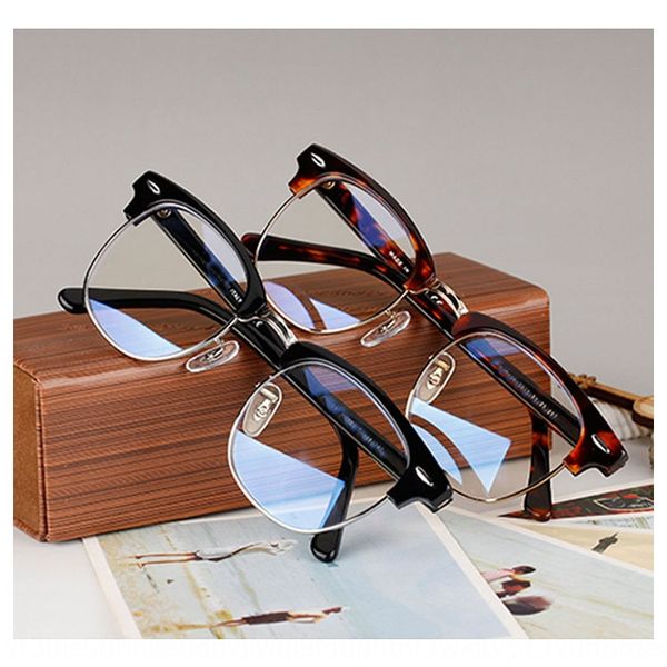 

5154 half- optical glasses myopia frame glasses frame can be modified, Silver