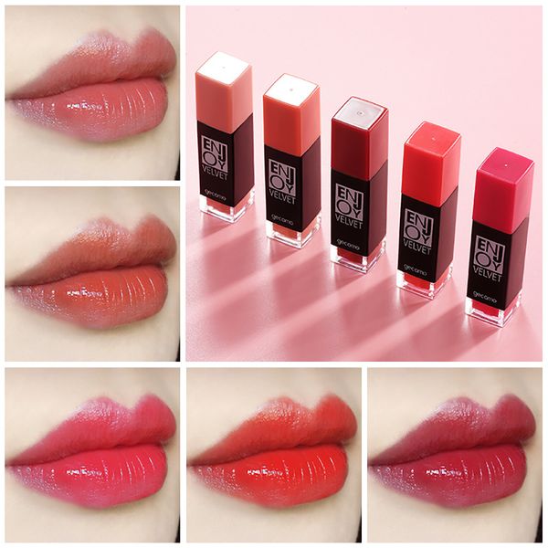 

5pc waterproof long-lasting fashion lip gloss new fashion matte lipstick cosmetic lip gloss liphop kit fd