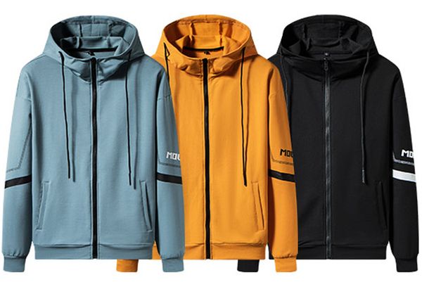 

brand sweatshirt cardigans hoodie men women jacket coat long sleeve with logo autumn sports zipper windcheater designer men fashion clothes, Black