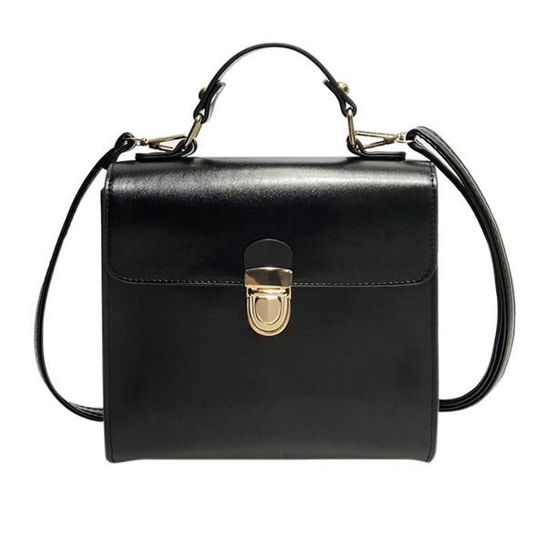 

banabanma woman handbag girl fashional plugged buckle handbag simple leisure single shoulder bags bags for women 2018 zk30