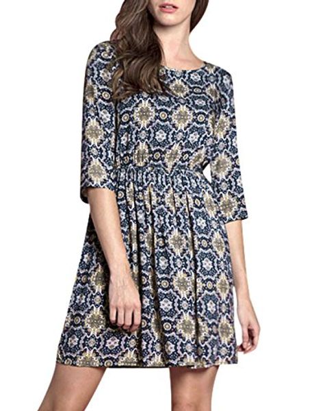 

женское платье с рукавами 3/4, Black;gray
