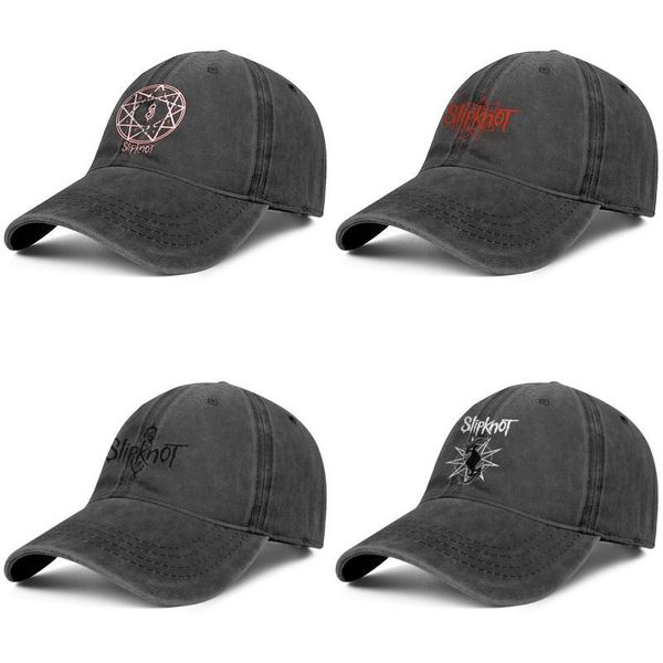 

heavy metal band slipknot music mens and women baseball denim cap design designer golf originalblank fitted stylishteam hats, Blue;gray