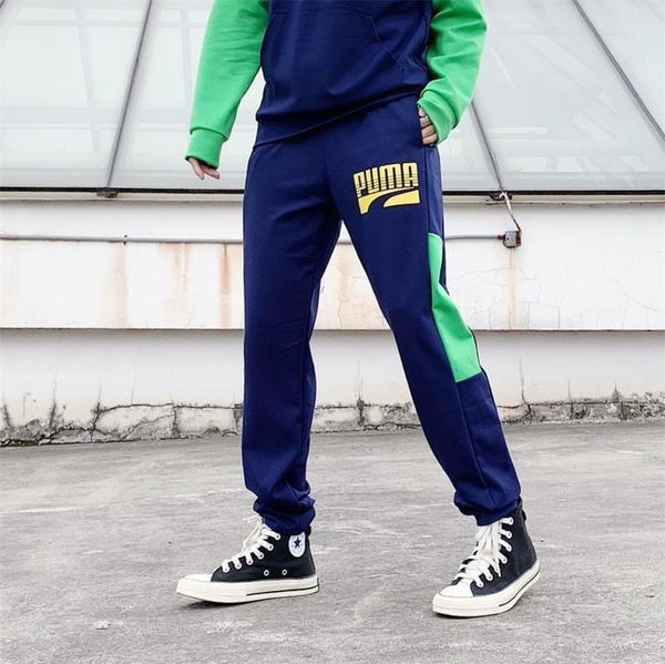 

puma puma 122310 вечера дизайнер тренировочные брюки мужские спортивные штаны подогнутым случайные штаны длинные брюки бегунов брюки пот pan, Black