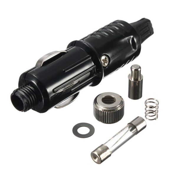 

12/24v replacement car cigarette lighter socket plug adapter charger + fuse set
