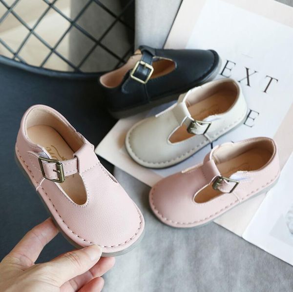 

children england style boys leather shoes baby fashion sewing casual shoes kids sandals girls soft sole sneakers slip on shoes
