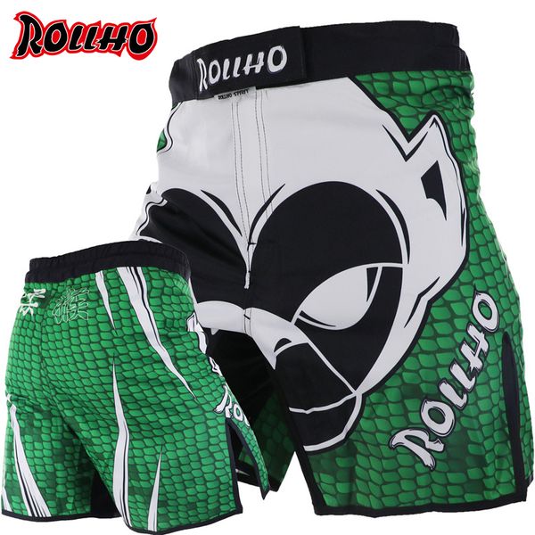 

rollho muay thai shorts fight boxing sports running shorts fido comprehensive combat fitness training sanda short, Blue