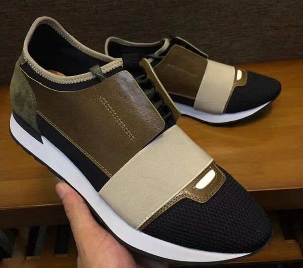 

2019 new popular designer man woman's fashion low cut lace up breathable mesh sneaker shoe outdoors race runner casual shoe i3, Black