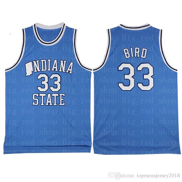

ncaa larry 33 bird indiana state university russell westbrook james 13 harden allen 3 iverson bethel iverson dwyane 3 wade university jersey, Black