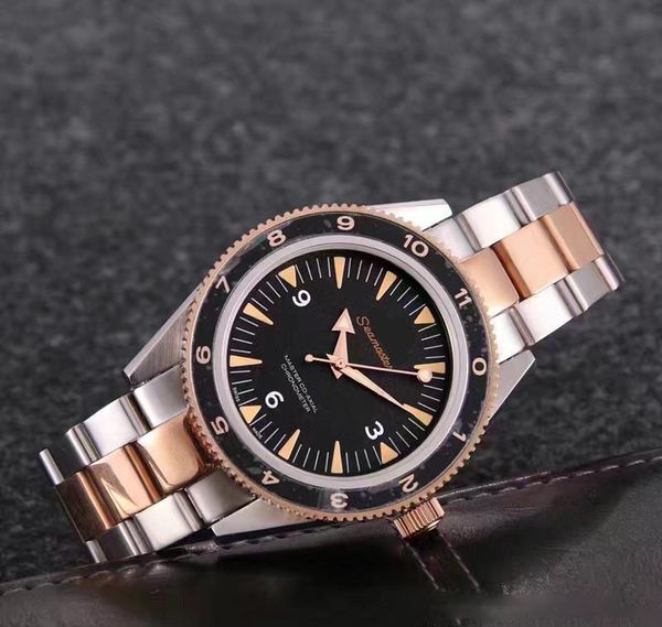 

aquaterra self-winding coaxial movement james bond 007 men's business watch 316 stainless steel male wristwatches original, Slivery;brown