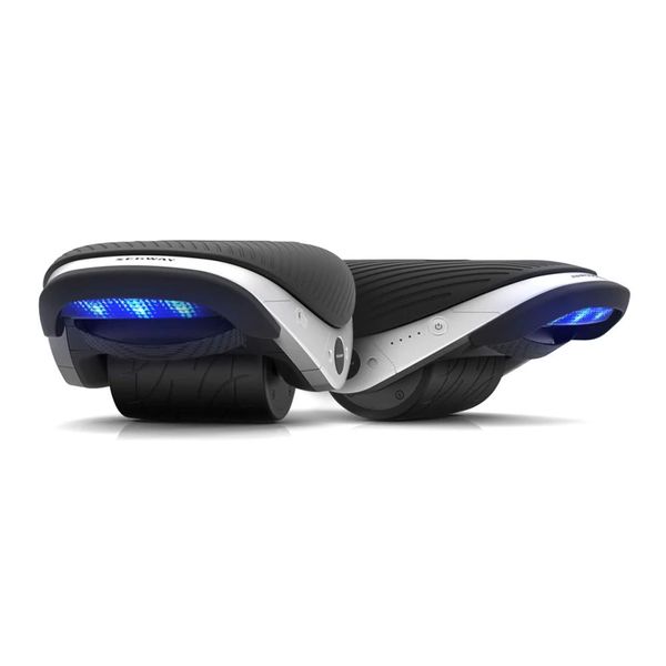 

1 pair ninebot segway drift w1 hovershoes electric self-balancing roller skates strong and durable with tail lights - black