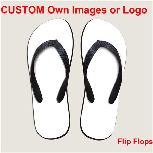 

thikin customized your print women casual women's flats flipflops flip flops home slip-on rubber ladies slipper woman shoes, Black