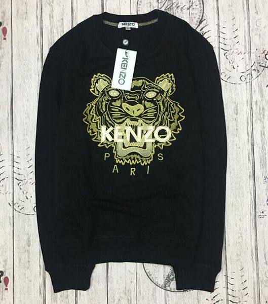 

19 embroidery tiger head weater man woman long xxl 13 kenzo 13 leeve o neck pullover embroidery pure cotton terry, Blue;black