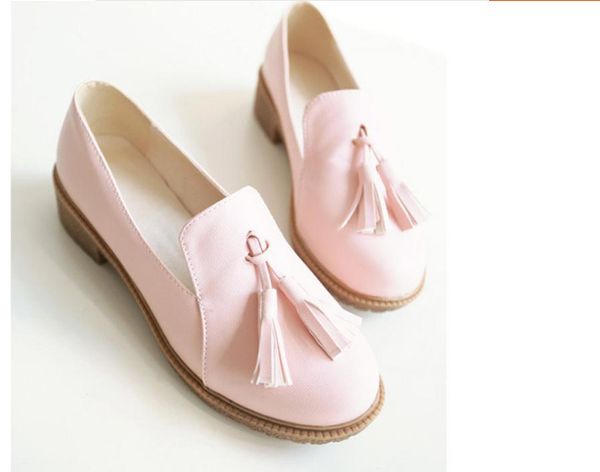 

2020 spring and autumn with new style fashion middle heel coarse heel round head women's shoes@mqwbh603, Black