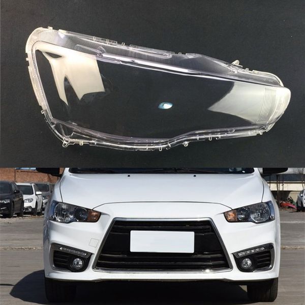 

for mitsubishi lancer ex 2010 2011 2012 2013 2014 2015 2016 2017 transparent car headlight headlamp clear lens auto shell cover