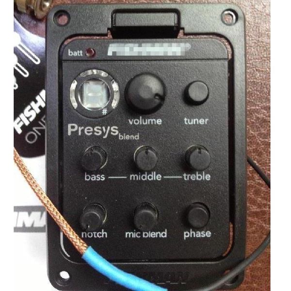 

oem fishman 301 dual mode preamp eq tuner guitar pickup with mic beat board guitar accessories piezo pickup