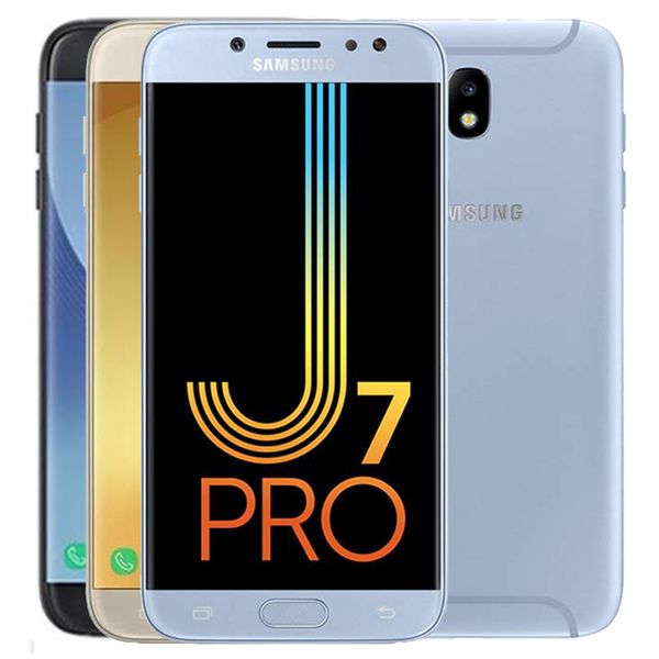 

original samsung galaxy j7 pro 2017 refurbished j730f 5.5 inch octa core 3gb ram 32gb rom 13mp 4g lte android cell phone dhl 1pc