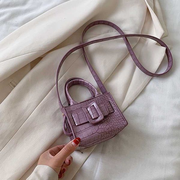 

stone pattern pu leather crossbody bags for women 2020 solid shoulder handbags female travel lady cross body bag