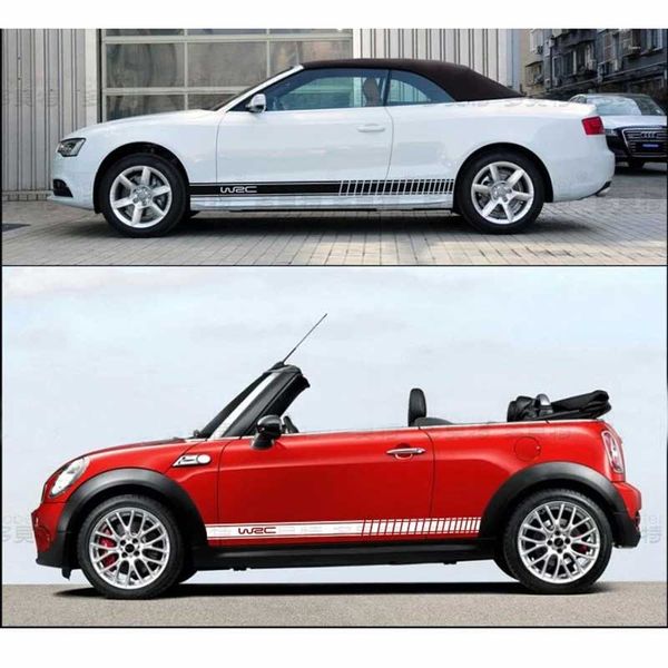 

2pcs/set universal cool decals car waist line cover body stickers