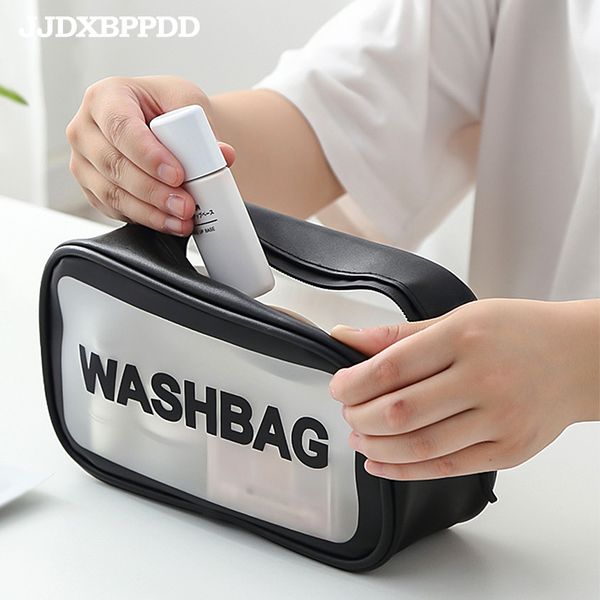 

cosmetic bags & cases makeup bag toiletry clear women men waterproof toiletries organizer case necessaries travel make up