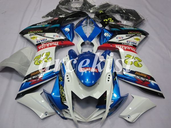 

4 бесплатные подарки для мотоциклов нового abs полного комплект обтекателей, пригодный для suzuki gsx-r1000 2007 2008 07 08 gsxr1000 k7 корп