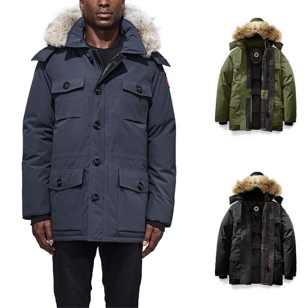 

2020 мужская пуховик классический Канада Марка гуси повседневная пуховик Банф куртка мужская открытый теплые пуховики зима теплая пальто и пиджаки