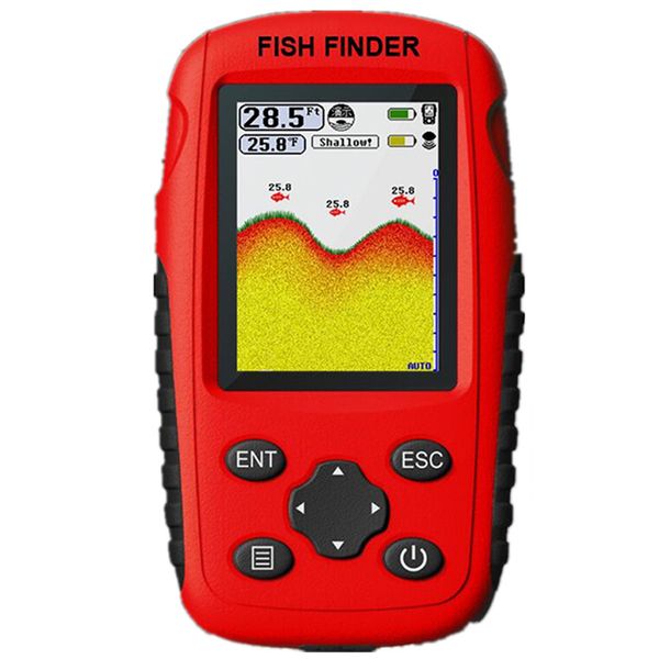 

portable fish finder depth sonar sounder alarm waterproof echo sounder sonar fish