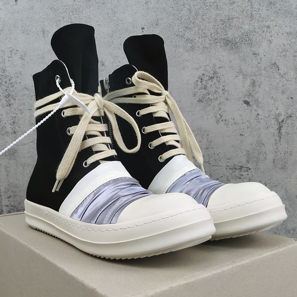 

man fashion boot breathbale high sneaker shoe p15d50, Black