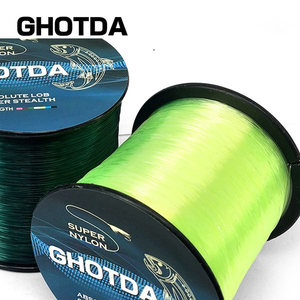 

monofilament nylon fishing line 1000m 500m super strong japan material fishing accessories 4.4lb-28.6lb