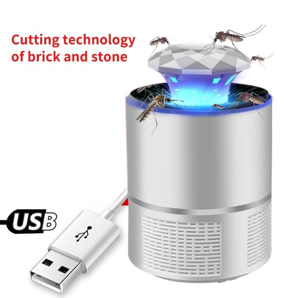 

usb rechargeable led trap lamp home electric mosquito killer light bedroom insect travel bug zapper living room nonradiative