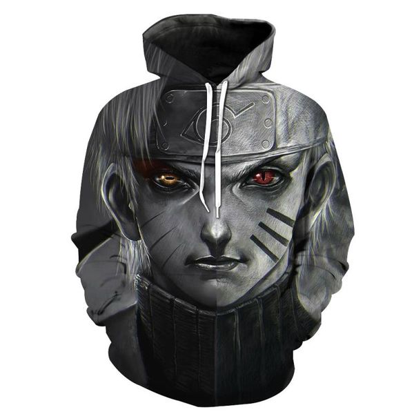 

2020 fashion men's clothing mens luxury designer hoodie streetwear personality naruto 3d printed plus size hoodies for men 5xl sweatshi, Black