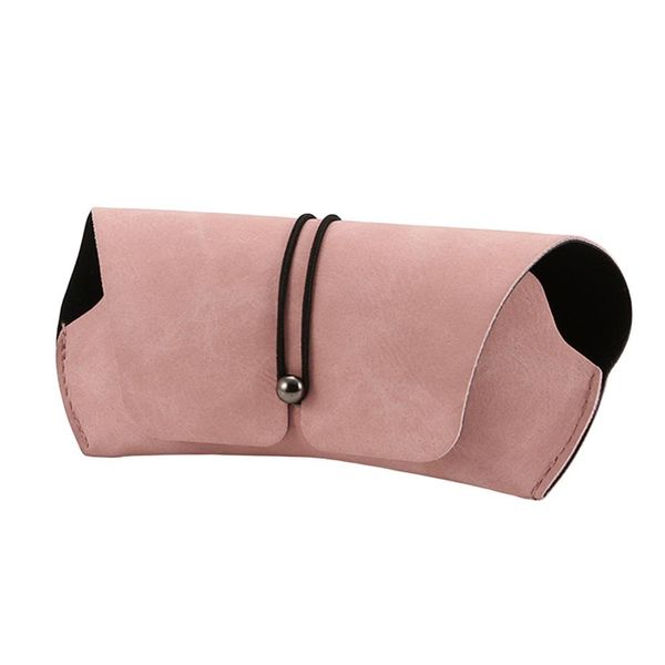 

solid color spectacle sunglasses bag faux leather glasses protector case