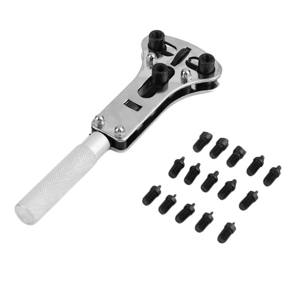 

new watch repair tool waterproof screw case back opener remover watchmaker tool set watch opener with 18 pcs replaceable part