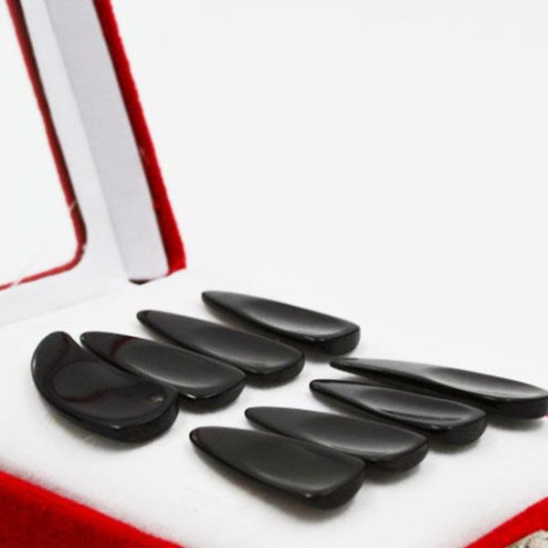 

pure natural black ox horn high-grade nail extra thick groove nail zither for beginners practice finger picks zither accessories