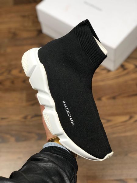 

Balenciaga branded women tretch knit ock neaker boot fa hion lady jacquard letter pattern rubber running hoe
